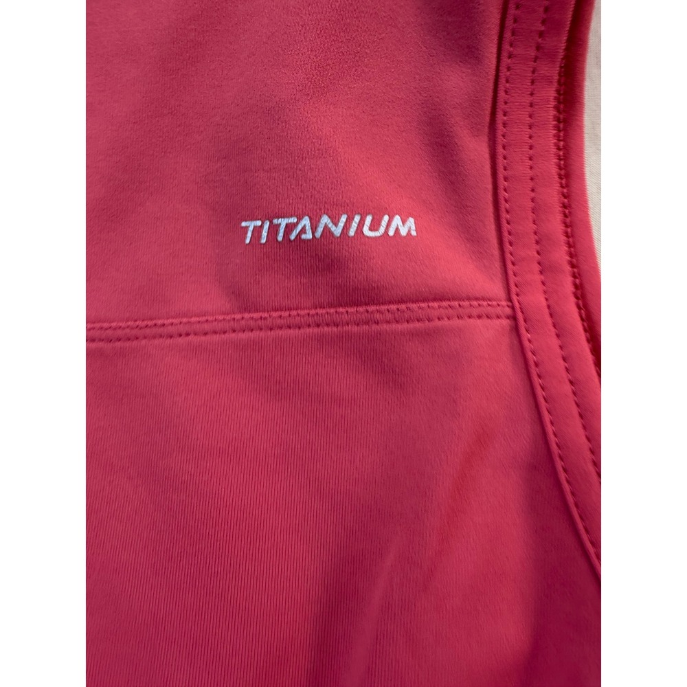 Columbia Tank Top Women L Pink Titanium TL 6681 Sleeveless Athletic Performance - Picture 7 of 9